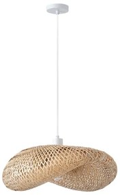 Lampadario a sospensione con filo CALYPSO 1xE27/15W/230V bambù