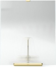 Cornice in vetro da appoggio color oro 26x30,5 cm Flute - Umbra