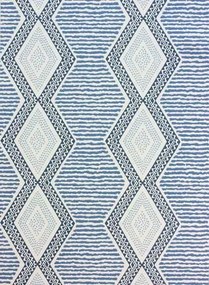 Steifentapete Belle Ile von Nina Campbell - Indigo/ Blue