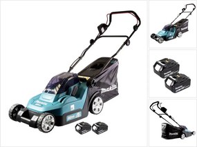 Rasaerba a batteria Makita dlm 432 G2 36 v (2x 18 v) 43 cm senza spazzole + 2x batterie 6,0 Ah - senza caricabatterie