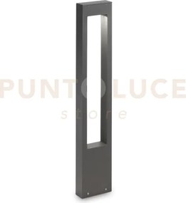 Vega paletto ip44 1 luce attacco g9 antracite 80cm