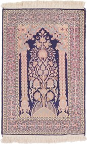 Cashmere Silk Tappeto 90 x 60 (Indian) Annodato A Mano