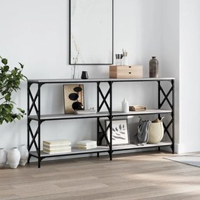 Tavolo Consolle Grigio Sonoma 156x28x80,5 Cm Legno Multistrato /