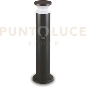 Torre paletto 1 luce attacco e27 80cm ip65 nero