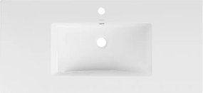 Mexen Atena lavabo da incasso in piano 101 x 46 cm, bianco - 25011000