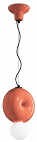 Ferroluce Decò  Bumbum 1-light pendant lamp C2751 Arancio Pokè