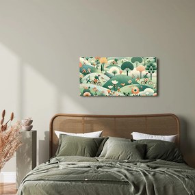 Quadro su tela – Passeggiata e giro nel paesaggio