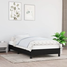 Giroletto Senza Materasso Nero 90x200 Cm İn Tessuto /