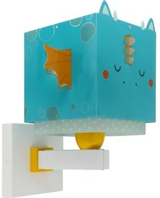Dalber 64389 - Applique per bambini LITTLE DRAGON 1xE27/15W/230V