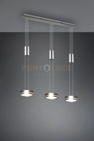 Franklin barra 3 sospensioni led 27w 3150lm, 3000k regolabile in al...