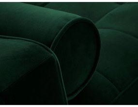 Divano letto in velluto verde Santo - Milo Casa