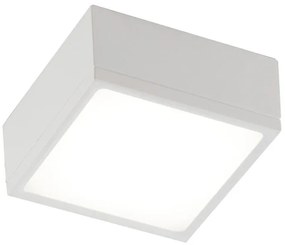 Plafoniera LED Klio bianco IP20 bianco naturale INTEC