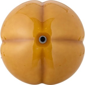 Lampada da tavolo giallo ocra con paralume in vetro (altezza totale 46,5 cm) Kinoko – Bloomingville