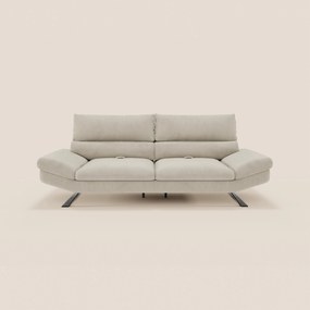 Eclipse Divano dal design moderno 2 e 3 posti con schienali traslanti - piedini alti in elegante microfibra smacchiabile T11