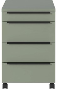 Armadietto verde/grigio su ruote 42x63x60 cm Mailand – Germania