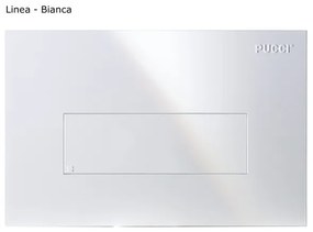 Cassetta di scarico ad incasso pulsante alto 9 lt Pucci SARA 1315000001 + placca