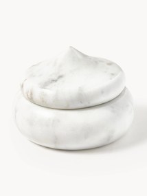 Portagioie in marmo con coperchio Meringue