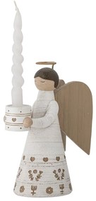 Candelieri in poliresina con motivo natalizio in set di 4 pezzi Abba - Bloomingville