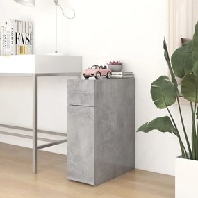 Armadietto da farmacia grigio cemento 20x45,5x60 cm truciolato