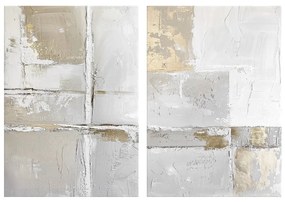 Set di quadri con elementi dipinti a mano 2 pz 50x70 cm Sail – Styler