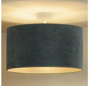 Duolla - Lampadario a plafone CORDUROY 1xE27/15W/230V diametro 40 cm azzurro