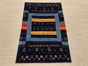 Gashguli Tappeto 170x110 Blu (Iran) Annodato A Mano