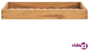 vidaXL Vassoio da Portata 60x35 cm in Legno Massello di Teak