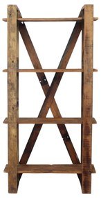 TEMPUS - mobile in legno riciclato con 4 ripiani