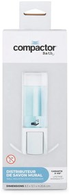 Distributore di sapone bianco da parete 500 ml - Compactor