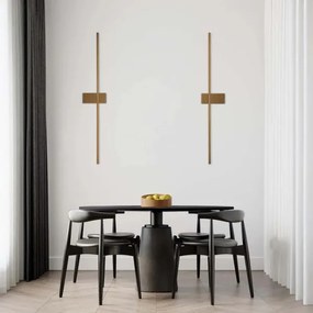 Applique da parete a LED AISHA/12W/230V 4000K oro