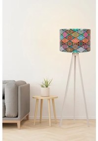 Lampada Treppiede Da Terra 38x145 Cm Design Moderno Multicolore