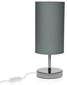 Lampada da tavolo Versa Grigio Metallo 40 W 13 x 34 cm