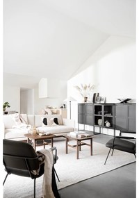 Tappeto in lana grigio chiaro 340x240 cm Auckland - Rowico