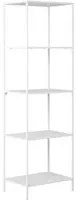 Libreria Vita, Bianco, Metallo, 51x36x170 cm, EPIKASA