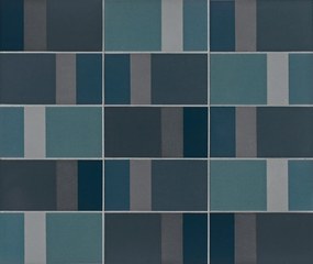 Mutina Diarama Piastrella Cm 9,4x18,7 In Gres Porcellanato Smaltato Sky Dark