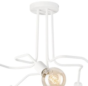 Lampadario a plafone MATYLDA 5xE27/60W/230V bianco