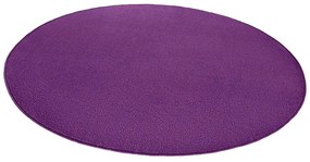 Tappeto rotondo viola scuro ø 133 cm Fancy - Hanse Home