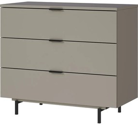 Cassettiera per bambini grigia 105x92x54 cm Tomino – Germania