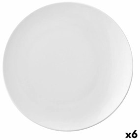 Piatto Piano Ariane Vital Coupe Ceramica Bianco (Ø 29 cm) (6 Unità)