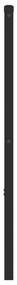 Testiera in metallo nero 193 cm