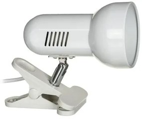 Lampada da tavolo Activejet AJE-CLIP Bianco Metallo Plastica 60 W