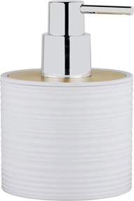 Dispenser per sapone bianco opaco in plastica 350 ml Lyon – Allstar