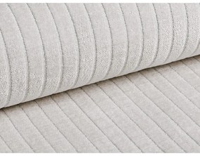 Divano beige con rivestimento in velluto a coste 224 cm Bergano – Cosmopolitan Design