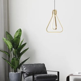 Lampadario LED sospeso ZING LED/19W/230V, finitura oro