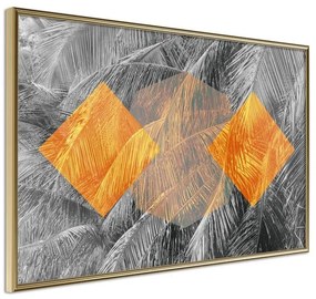 Poster  Agent Orange  Cornice Quadri Cornice d'oro, Larghezza x Altezza Home decor 90x60