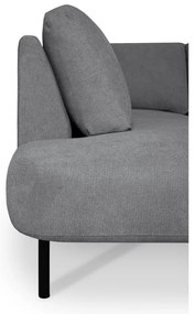 Divano angolare grigio scuro (angolo sinistro/"U") Hero - Scandic