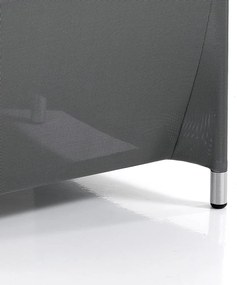 Sedia da giardino in metallo grigio Bali - Tomasucci