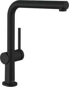 Rubinetto da cucina fisso a l Talis M54 nero verniciato satinato HANSGROHE