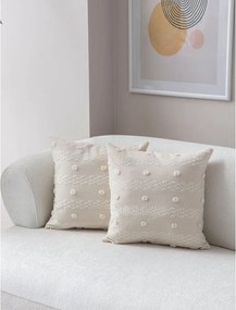 Federe decorative in set 2 pz 43x43 cm Tuffet – Mioli Decor