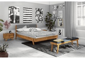 Panchina in rovere con seduta blu Retro - The Beds